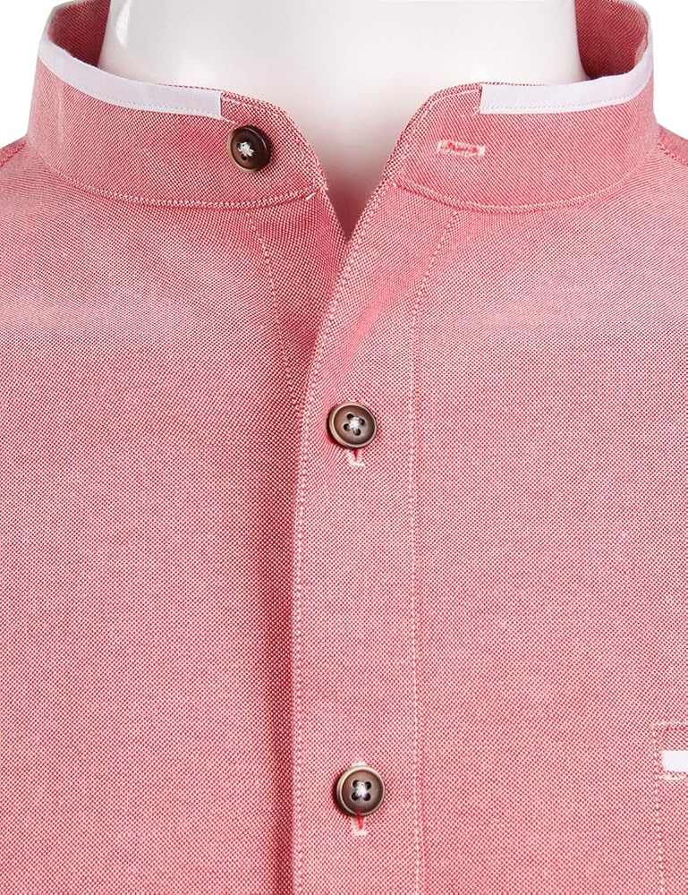 Amazon.com: ZEROYAA Mens Hipster Mandarin Collar Slim Fit